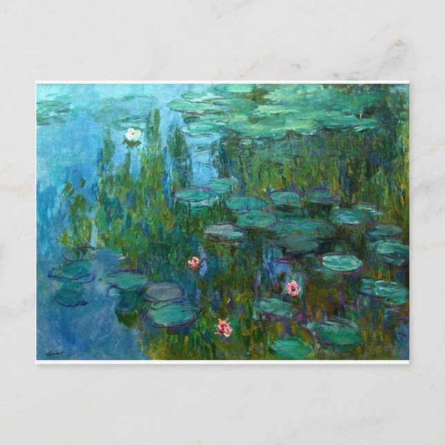 Carte Postale Claude Monet Artiste Peintre Destin Cadeaux (Devant)