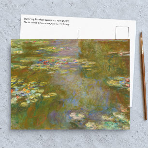 Carte Postale Claude Monet - Bassin aux Nymphéas 1917