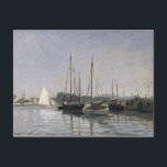 Carte Postale Claude Monet | Bateaux de plaisance, Argenteuil, c<br><div class="desc">Bateaux de plaisance,  Argenteuil,  c.1872-3 | par Claude Monet | Lieu de l'art : Musée d'Orsay,  Paris,  France | Artiste français | Numéro de collection d'images : XIR55285</div>