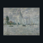 Carte Postale Claude Monet | Bateaux ou Regatta à Argenteuil<br><div class="desc">Les Bateaux,  ou Regatta à Argenteuil,  vers 1874 | par Claude Monet | Lieu de l'art : Musée d'Orsay,  Paris,  France | Artiste français | Numéro de collection d'images : XIR18890</div>