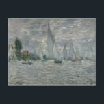 Carte Postale Claude Monet | Bateaux ou Regatta à Argenteuil<br><div class="desc">Les Bateaux,  ou Regatta à Argenteuil,  vers 1874 | par Claude Monet | Lieu de l'art : Musée d'Orsay,  Paris,  France | Artiste français | Numéro de collection d'images : XIR18890</div>