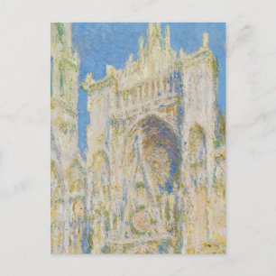 Carte Postale Claude Monet Cathédrale de Rouen Portail Lumière d