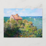 Carte Postale Claude Monet : Chalet de pêcheurs à Varengeville<br><div class="desc">Une belle carte postale paysagère classique avec un chalet de pêcheurs à Varengeville,  peint par le peintre impressionniste français Claude Monet.</div>