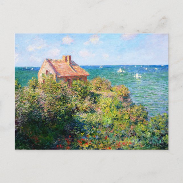 Carte Postale Claude Monet : Chalet de pêcheurs à Varengeville (Devant)