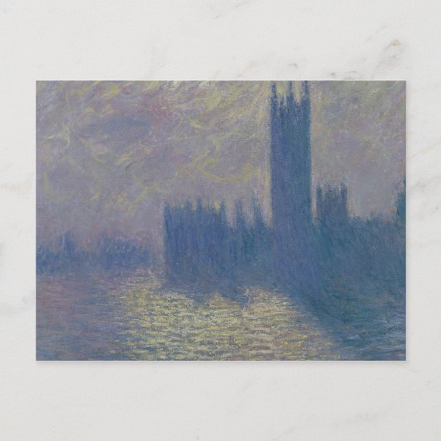 Carte Postale Claude Monet | Chambres du Parlement, Stormy Sky (Devant)