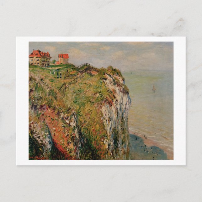 Carte Postale Claude Monet | Cliff à Dieppe, 1882 (Devant)