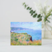 Carte Postale Claude Monet : Cliff Près De Pourville (Debout devant)