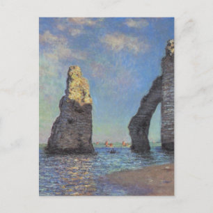 Carte Postale Claude Monet Cliffs at Etretat Impressionist Paint