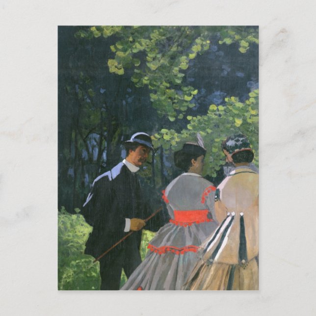 Carte Postale Claude Monet | Dejeuner sur l'Herbe, Chailly (Devant)