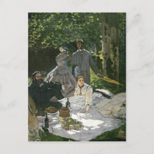 Carte Postale Claude Monet   Dejeuner sur l'Herbe, Chailly