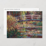 Carte Postale Claude Monet - Eau Lily étang, Harmonie rose<br><div class="desc">Etang Lily,  Harmonie rose / Le Bassin aux Nympheas,  Harmonie Rose par Claude Monet en 1900</div>