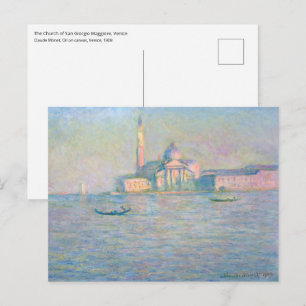 Carte Postale Claude Monet - Église de San Giorgio Maggiore
