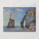 Carte Postale Claude Monet - Falaises à Etretat<br><div class="desc">Produits avec le chef-d’oeuvre impressionniste de Claude Monet "Cliffs at Etretat". Monet était le fondateur et l'un des plus prolifiques du mouvement impressionniste en peinture. Le nom impressionniste vient de sa peinture "Impressions, Sunrise" qui s'est accrochée à la première exposition impressionniste en 1874. Il peignit surtout des paysages et amena...</div>