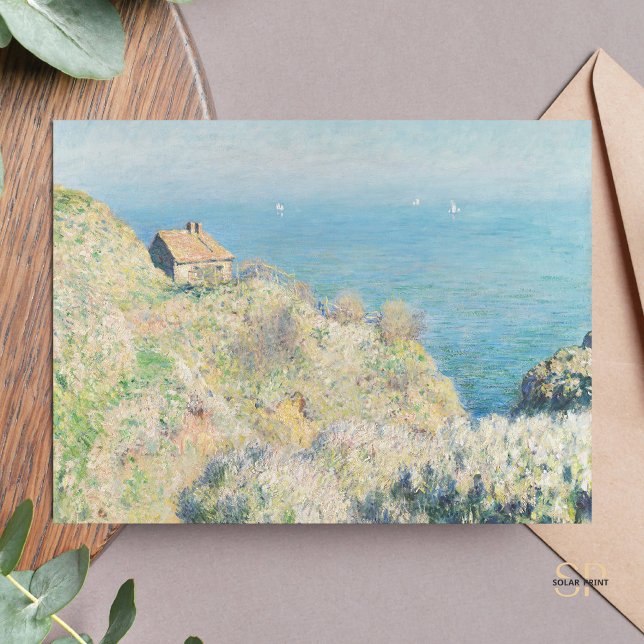 Carte Postale Claude Monet Fisherman's House Peinture Art Imprim (Créateur téléchargé)