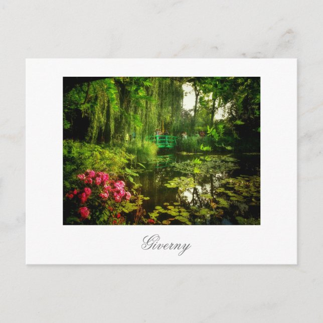 Carte postale Claude Monet Giverny Pond Lilies (Devant)