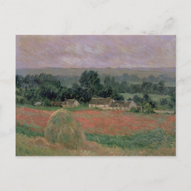 Carte Postale Claude Monet | Haystack at Giverny, 1886 (Devant)