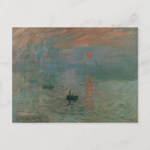 Carte Postale Claude Monet - Impression, lever de soleil