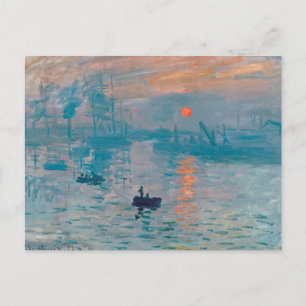 Carte Postale Claude Monet Impression Soleil Levant Français