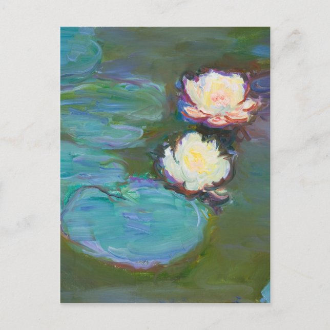 Carte Postale Claude Monet Impressionniste L'Eau Lillies Nymphea (Devant)