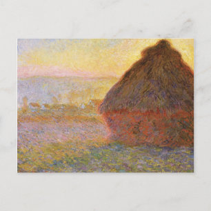 Carte Postale Claude Monet Impressionniste Peinture Graystaks I