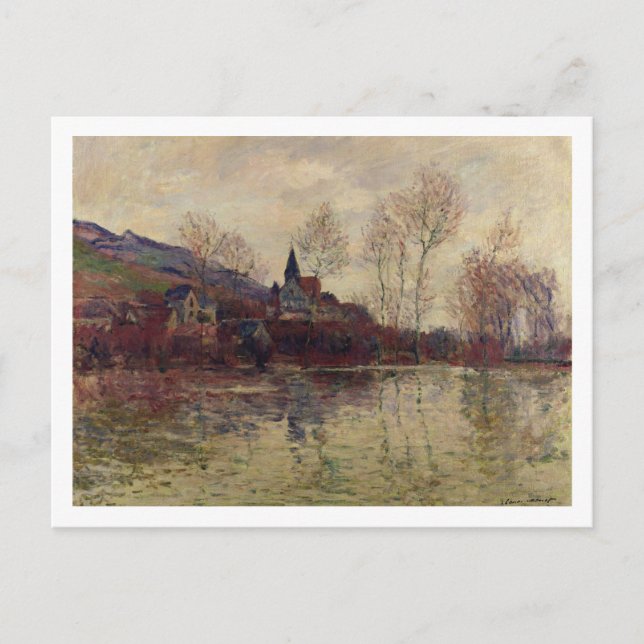 Carte Postale Claude Monet | Inondations à Giverny (Devant)