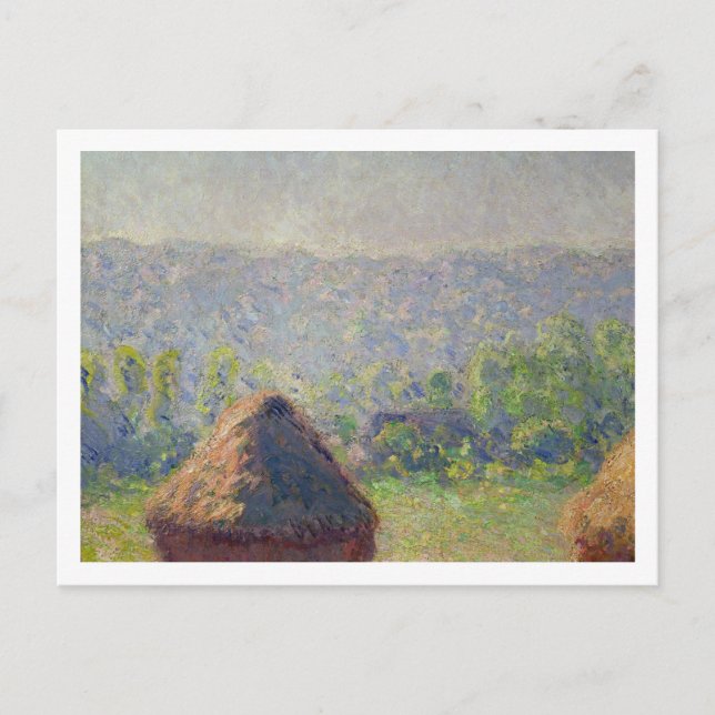 Carte Postale Claude Monet | La fin de l'été, à Givern (Devant)