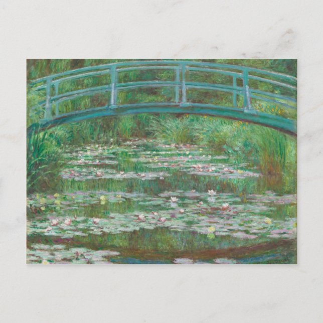 Carte Postale Claude Monet - La passerelle japonaise (Devant)