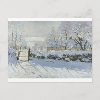 Carte Postale Claude Monet - La peinture Magpie Classic