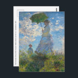 Carte Postale Claude Monet - La Promenade, Femme avec un Parasol<br><div class="desc">La Promenade,  Femme avec un Parasol / Madame Monet et son fils / La Promenade / La Femme a l'ombrelle - Claude Monet,  1875</div>