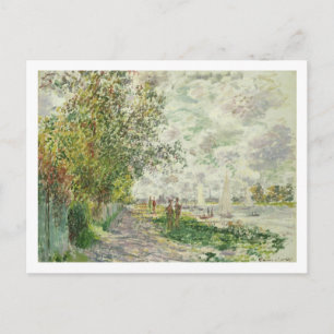 Carte Postale Claude Monet La Riverbank de Gennevilliers