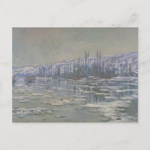 Carte Postale Claude Monet - La rupture de la glace