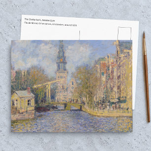 Carte Postale Claude Monet - La Zuiderkerk, Amsterdam