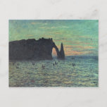 Carte Postale Claude Monet | L'aiguilles creux à Etretat, 1883<br><div class="desc">L'aiguilles de Hollow à Etretat,  1883 | par Claude Monet | Lieu de l'art : Collection privée | Artiste français | Numéro de collection d'images : XIR375791</div>