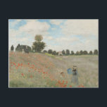 Carte Postale Claude Monet Le Champ de Pavot près d'Argenteuil<br><div class="desc">Entrez dans la beauté sereine du chef-d'oeuvre de Claude Monet, "The Poppy Field near Argenteuil." Cette peinture enchanteresse capte l'essence d'une journée estivale tranquille, avec des teintes vibrantes dansant à travers la toile comme des murmures de joie. Les coups de pinceau experts de Monet donnent vie à un feu de...</div>
