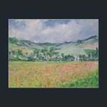 Carte Postale Claude Monet | Le champ de pavot près de Giverny,<br><div class="desc">Le champ de pavot près de Giverny,  1885 | par Claude Monet | Lieu de l'art : Musée des Beaux-Arts,  Rouen,  France | Artiste français | Numéro de collection d'images : XOU58354</div>