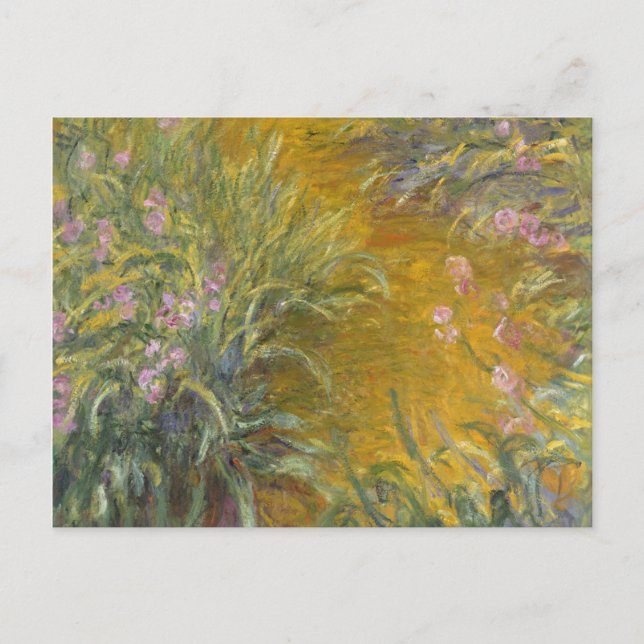 Carte Postale Claude Monet | Le Chemin à travers les iris (Devant)