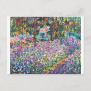 Carte Postale Claude Monet - Le jardin de l'artiste à Givern