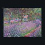 Carte Postale Claude Monet | Le jardin de l'artiste à Giverny<br><div class="desc">Jardin de l'artiste à Giverny,  1900 | par Claude Monet | Lieu de l'art : Musée d'Orsay,  Paris,  France | Artiste français | Numéro de collection d'images : XIR19133</div>
