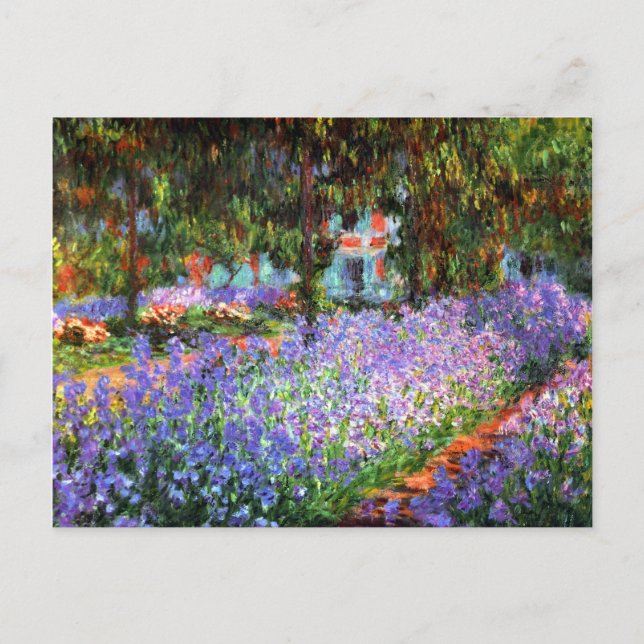 Carte Postale Claude Monet Le jardin de l'artiste à Giverny (Devant)