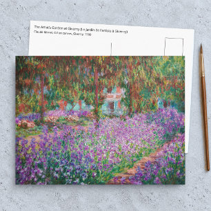 Carte Postale Claude Monet - Le jardin de l'artiste à Giverny