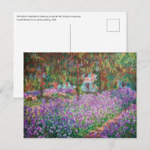 Carte Postale Claude Monet - Le jardin de l'artiste à Giverny