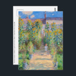 Carte Postale Claude Monet - Le jardin de l'artiste à Vetheuil<br><div class="desc">Jardin de l'artiste à Vetheuil / Le jardin de l'artiste à Vetheuil - Claude Monet,  Huile sur toile,  1881</div>