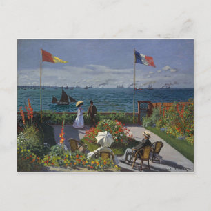 Carte Postale Claude Monet - Le jardin de Sainte Adresse Art