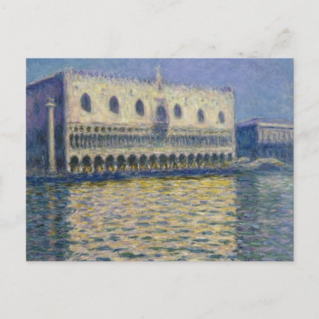 Carte Postale Claude Monet - Le Palais des Doges (Devant)