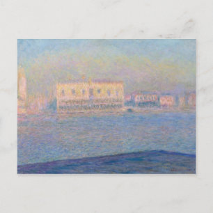 Carte Postale Claude Monet Le Palais des Doges vu de San Gio