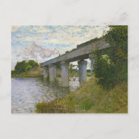 Claude Monet | Le pont ferroviaire à Argenteuil