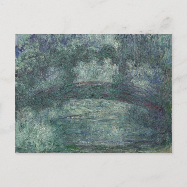 Carte Postale Claude Monet - Le pont japonais (Devant)