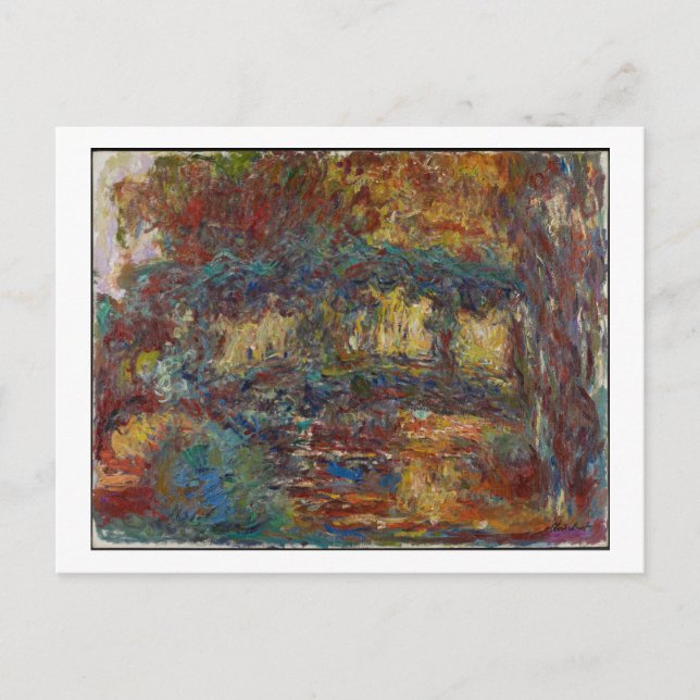 Carte Postale Claude Monet | Le pont japonais (Devant)