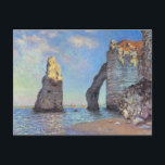 Carte Postale Claude Monet // Les falaises d'Etretat<br><div class="desc">A work of the famous Impressionist artist Claude Monet</div>