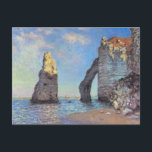 Carte Postale Claude Monet // Les falaises d'Etretat<br><div class="desc">A work of the famous Impressionist artist Claude Monet</div>